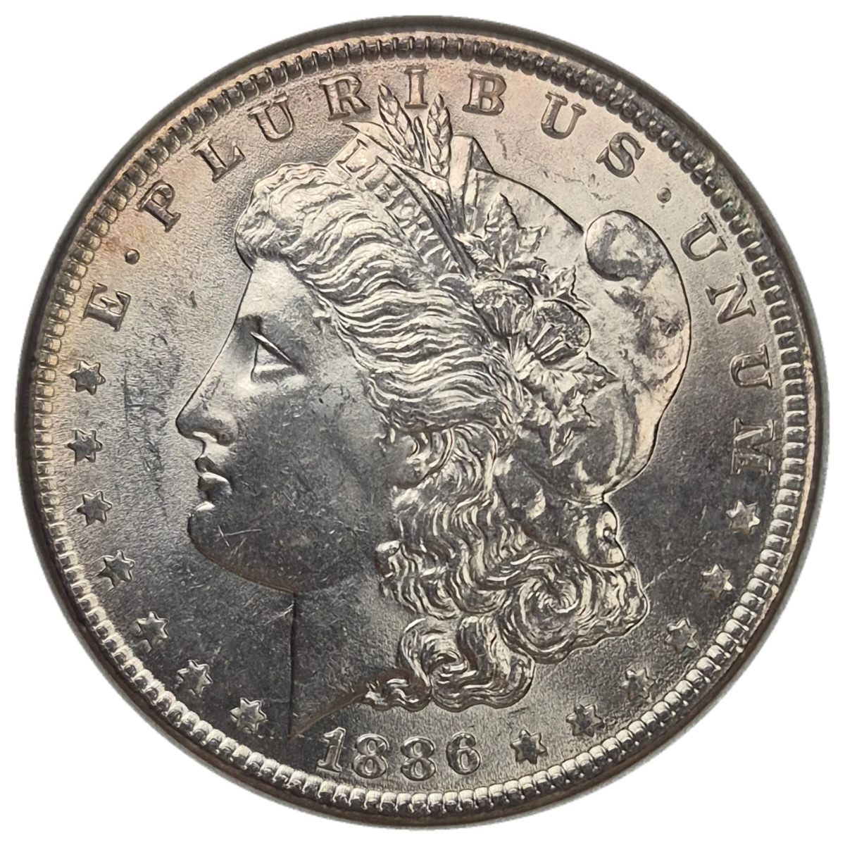 1886-$1-Morgan-Dollar-#33---21-Of-35